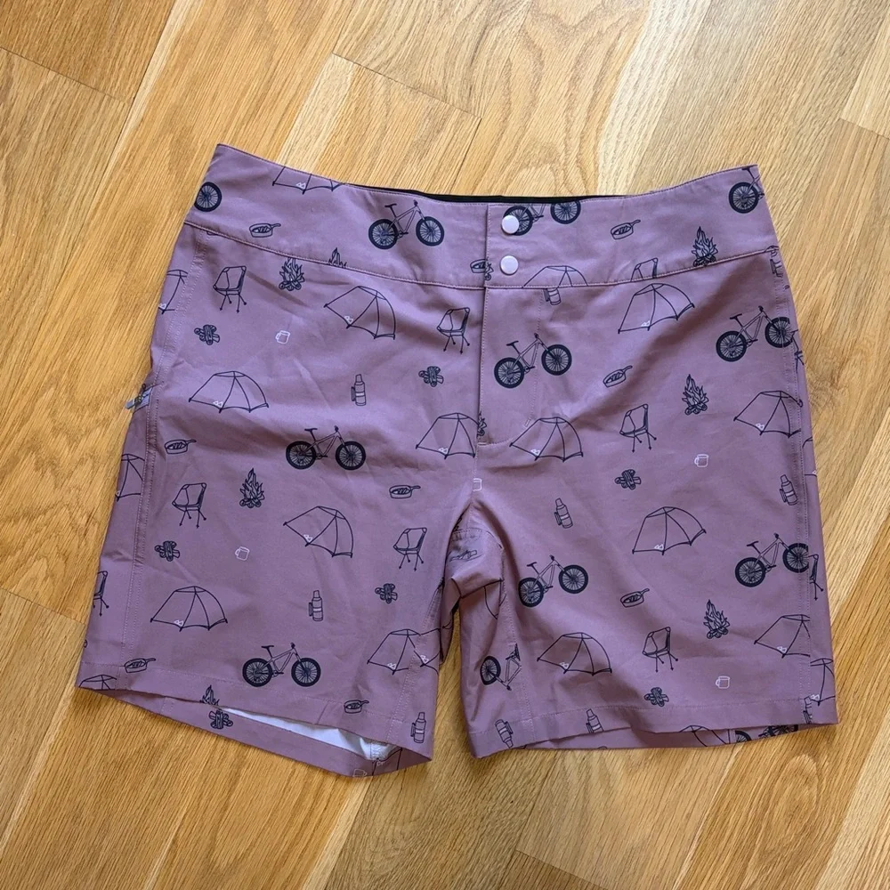 Wild Rye Women's Mauve Mountain Bike Shorts Size 10 - Picture 8 of 8
